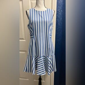 banana republic ella denim midi dress Banana Republic Women's Denim Shift Midi Dress Indigo Blue Size M